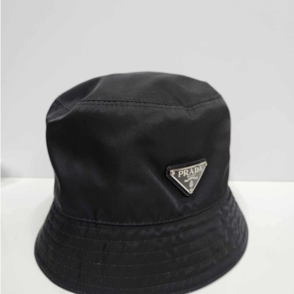Prada Black Bucket Hat